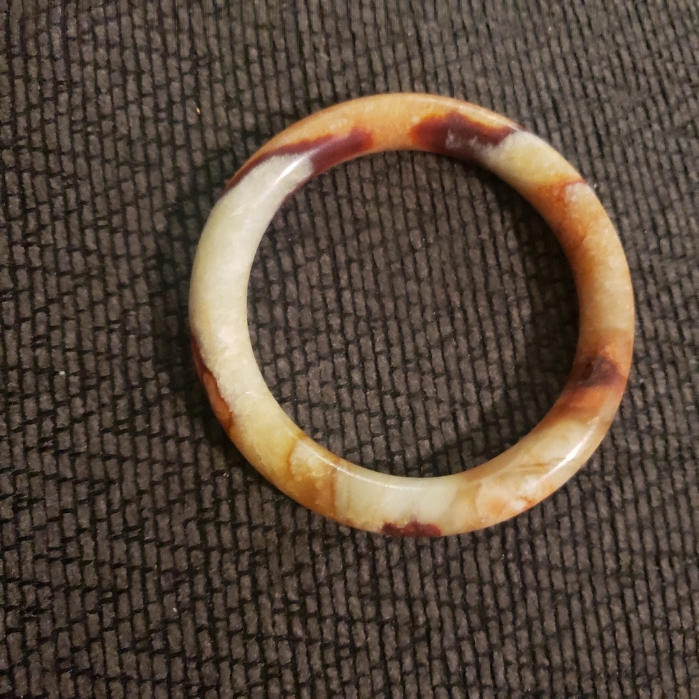 Agate solid bangle - Picture 3 of 7